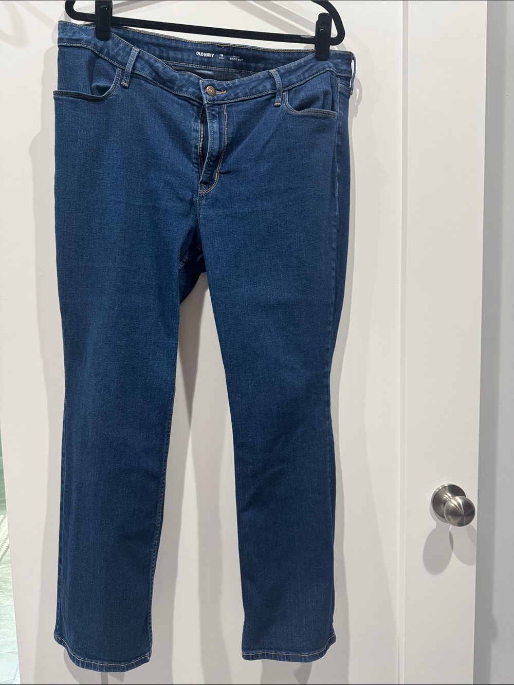 Old Navy Women's Deep Indigo WOW Mid-Rise Bootcut